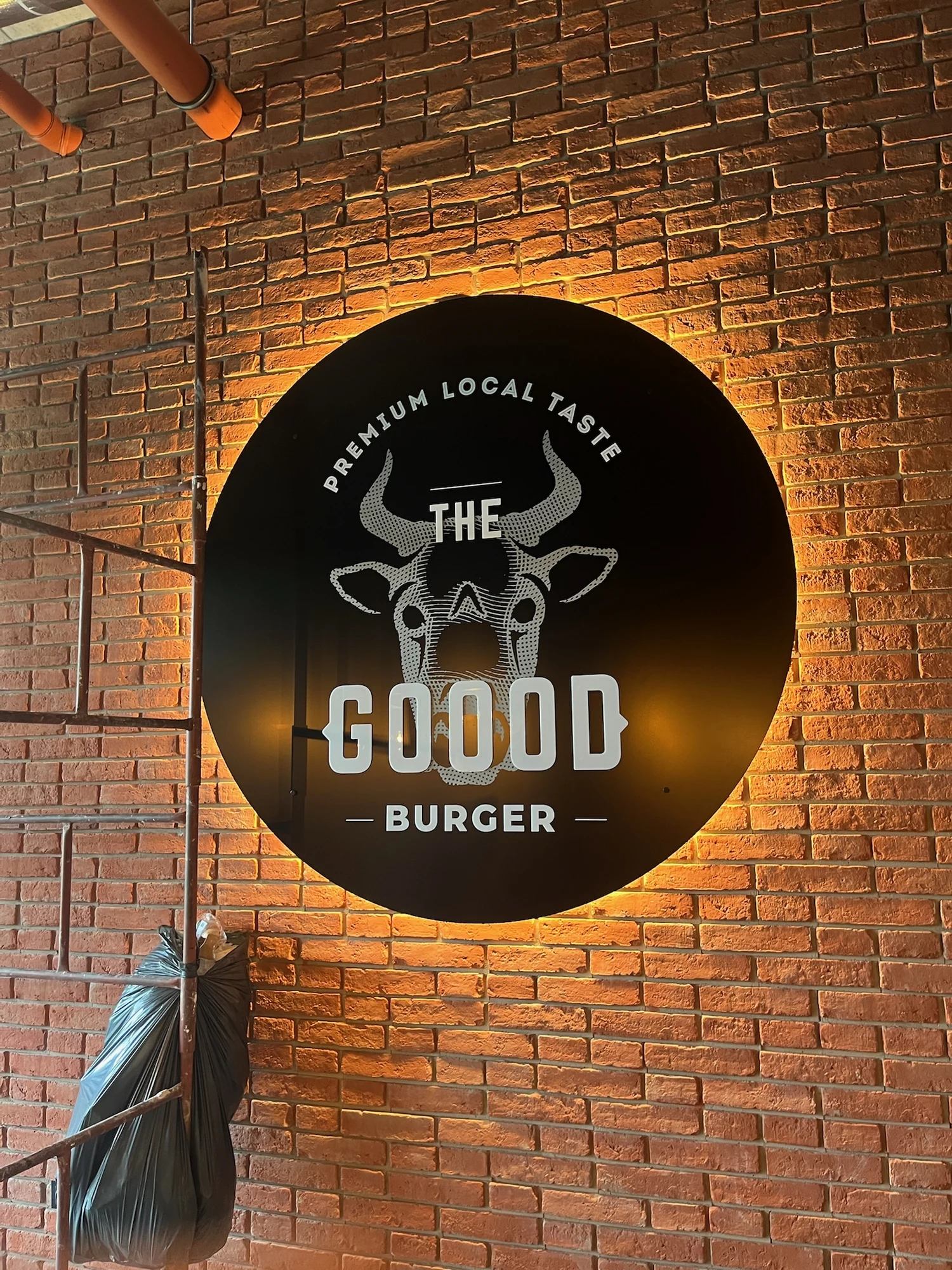 Kaseton okrągły The Goood Burger — podświetlany LED